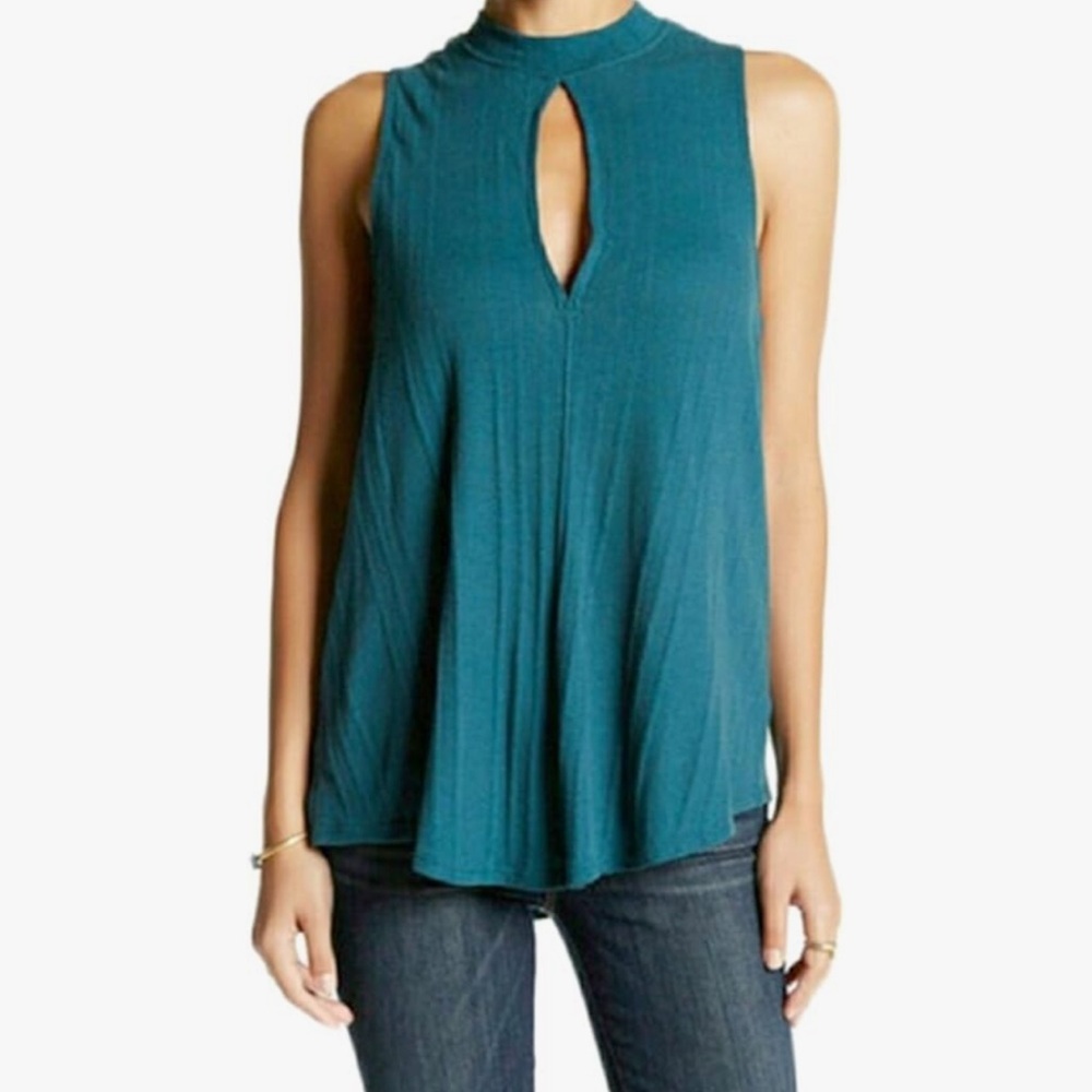 Free People Womens Faye Ribbed Tank Top